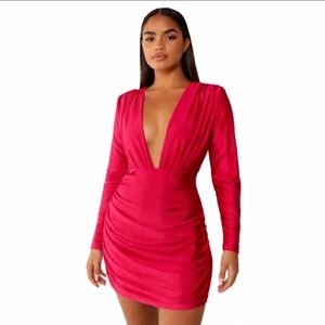 Palazzo Couture Pink Prom SexyChic Evening Runway Sz M